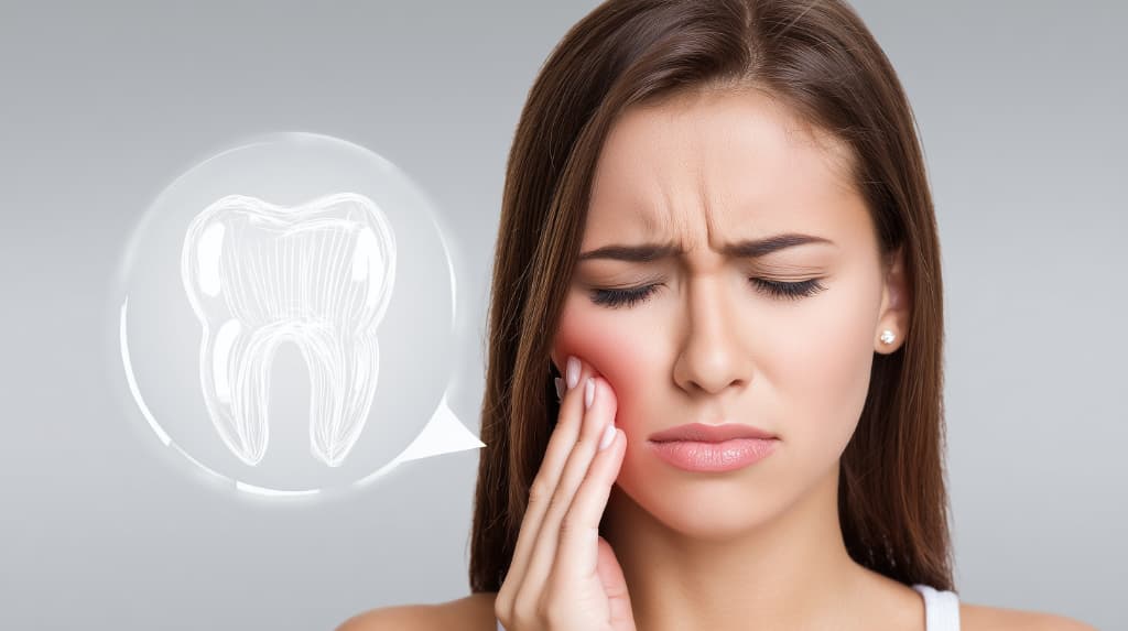 インプラント治療で痛いと感じる女性