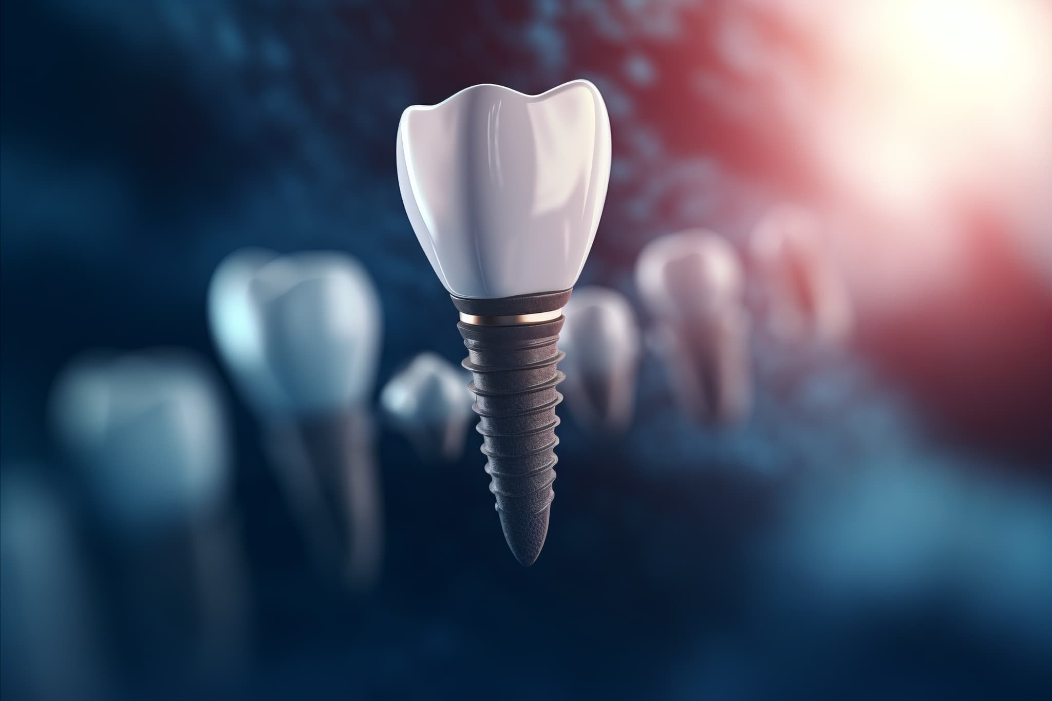 インプラントへの悪影響を表すイメージ